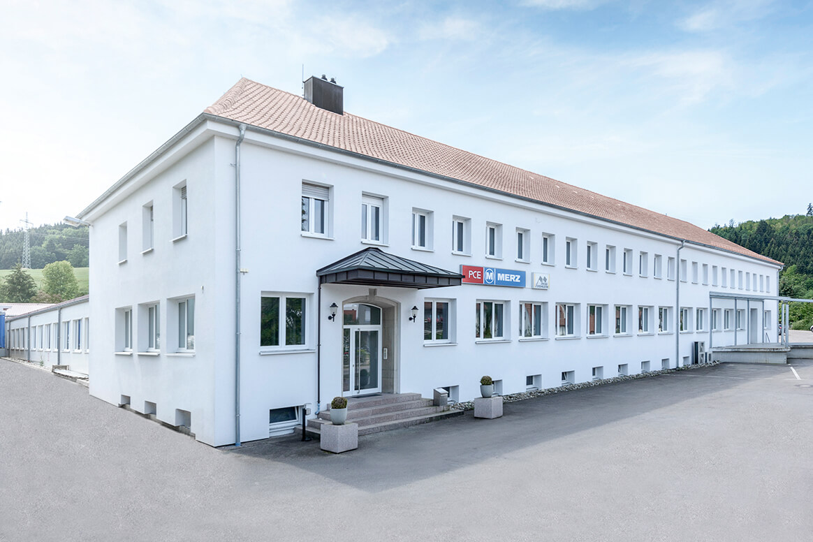 Firmengebäude der Merz GmbH